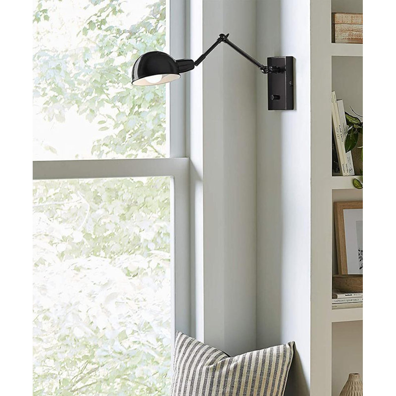 Latitude Run® Steel Metal Swing Arm Sconce Wayfair